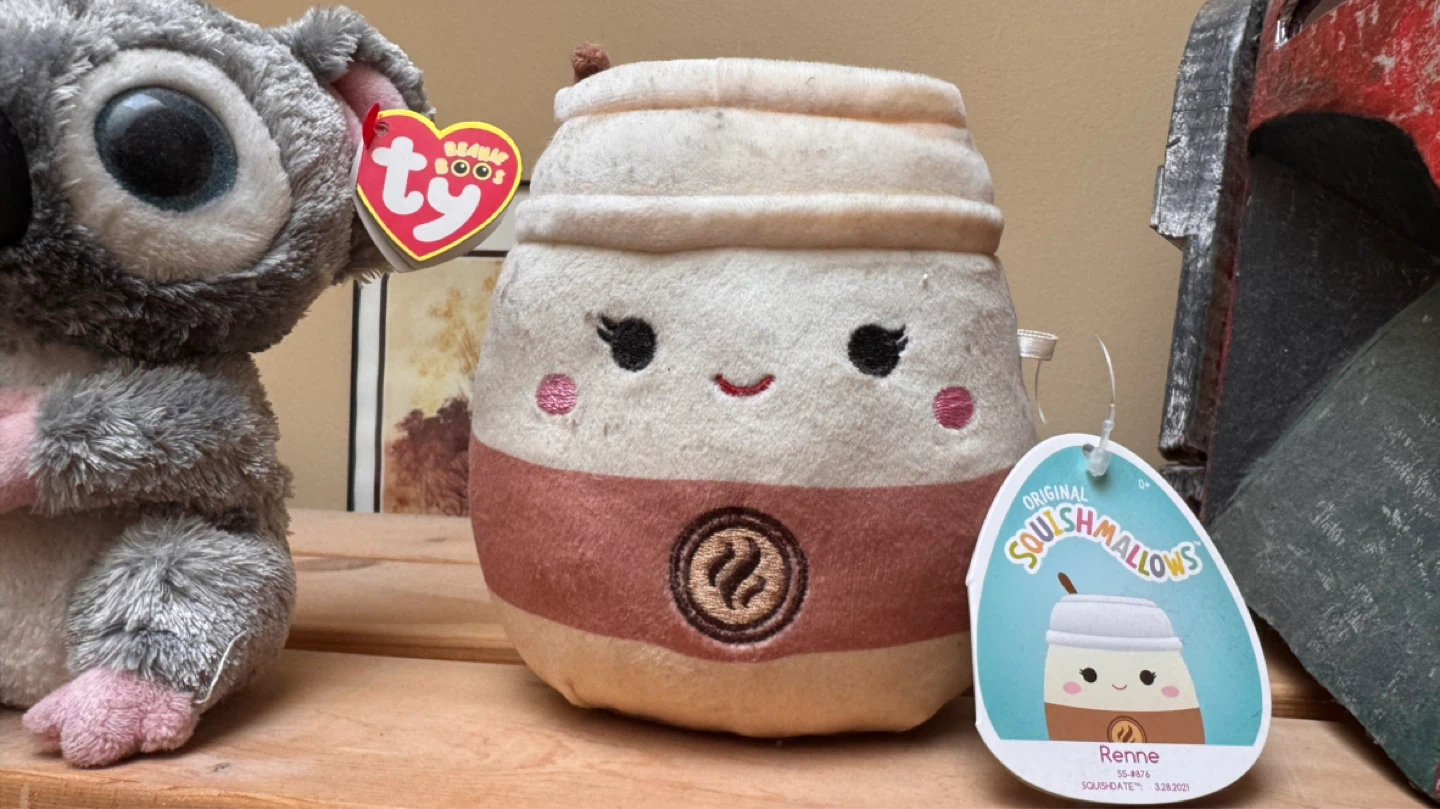 Squishmallows Renne Coffee Plush Toy
