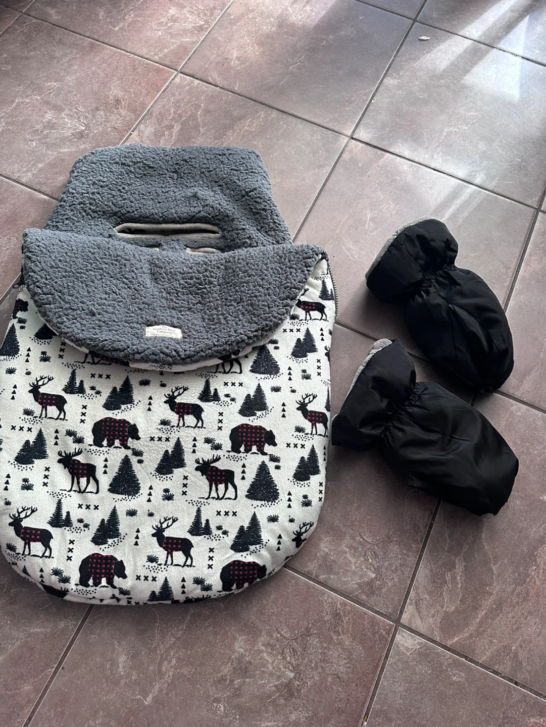 Stroller Muff with Mitts