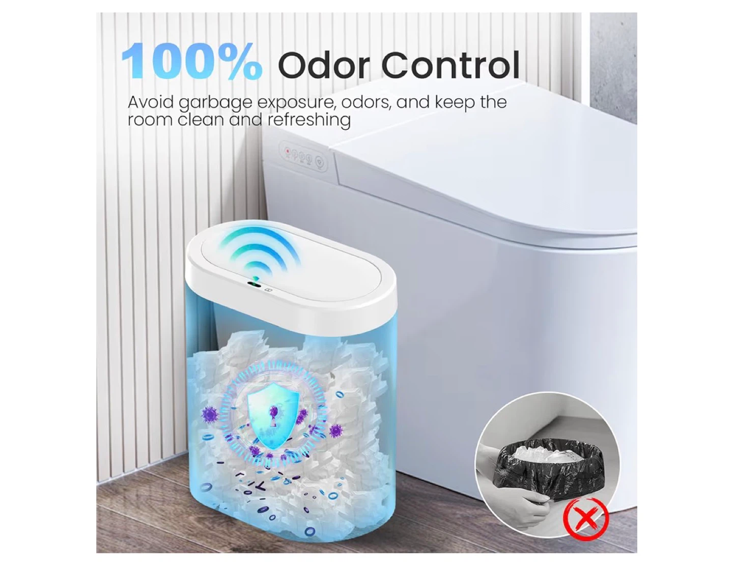 Motion Sensor Trash Can 5 Gallon - photo 4