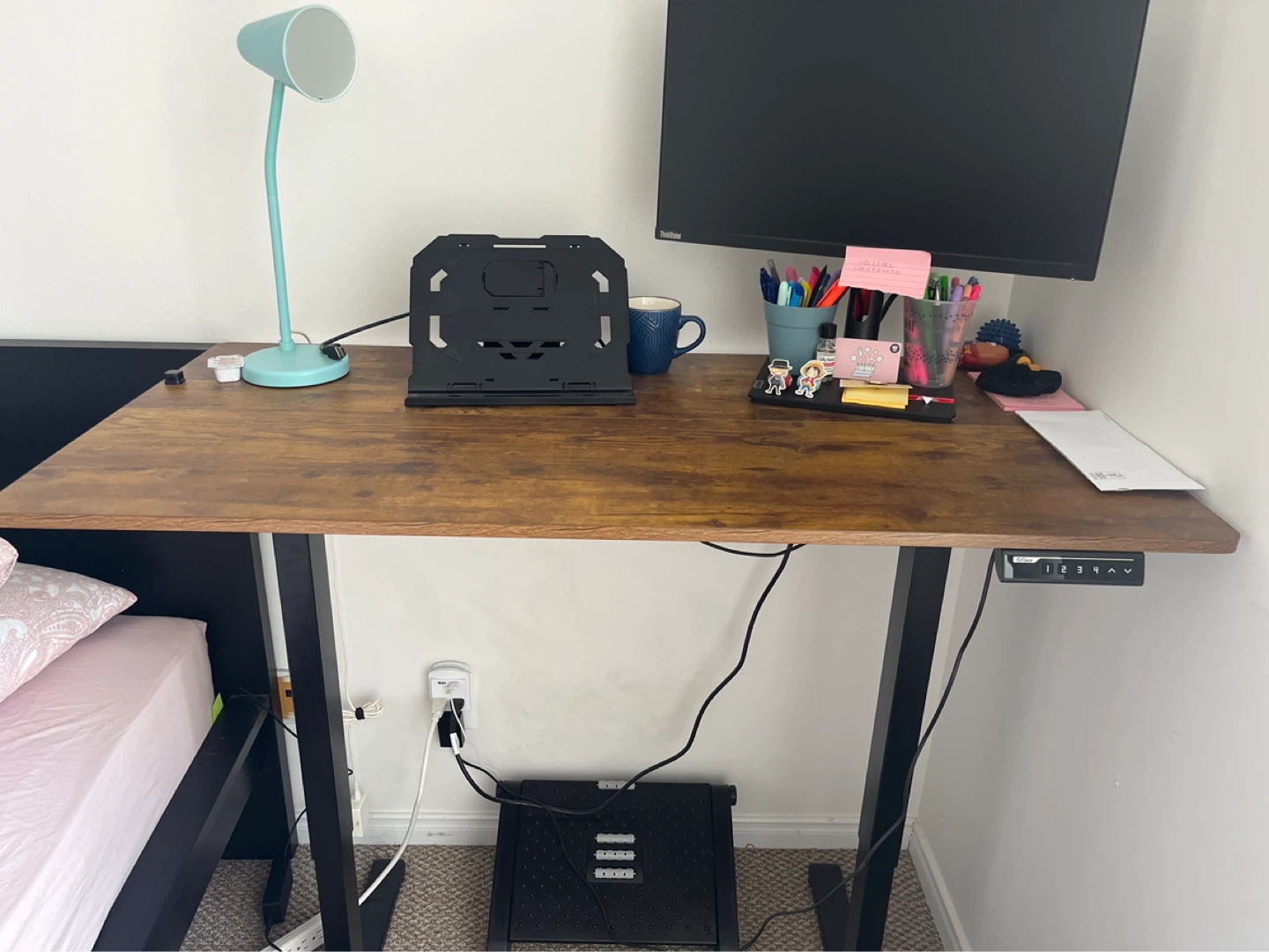 Standing Desk with Electric Height Adjustment