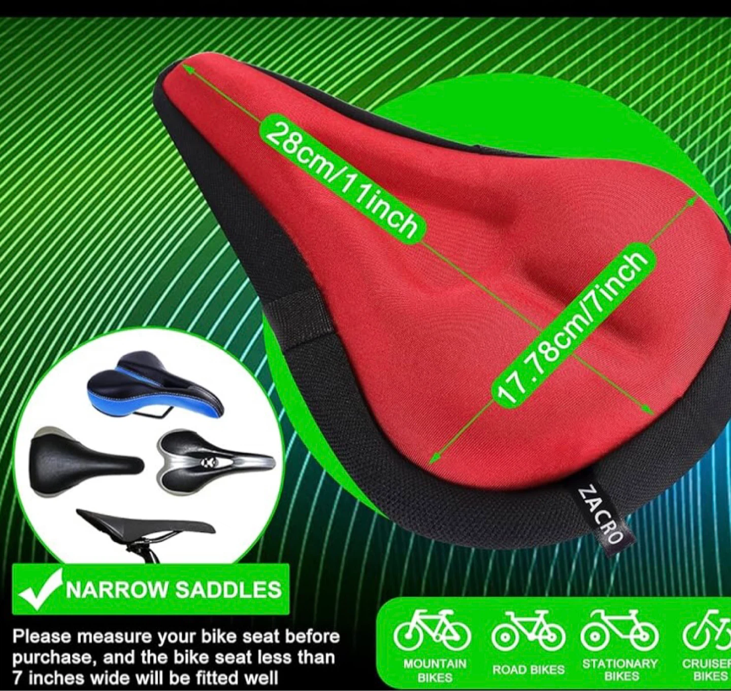 New, Gel bike seat covers - photo 2