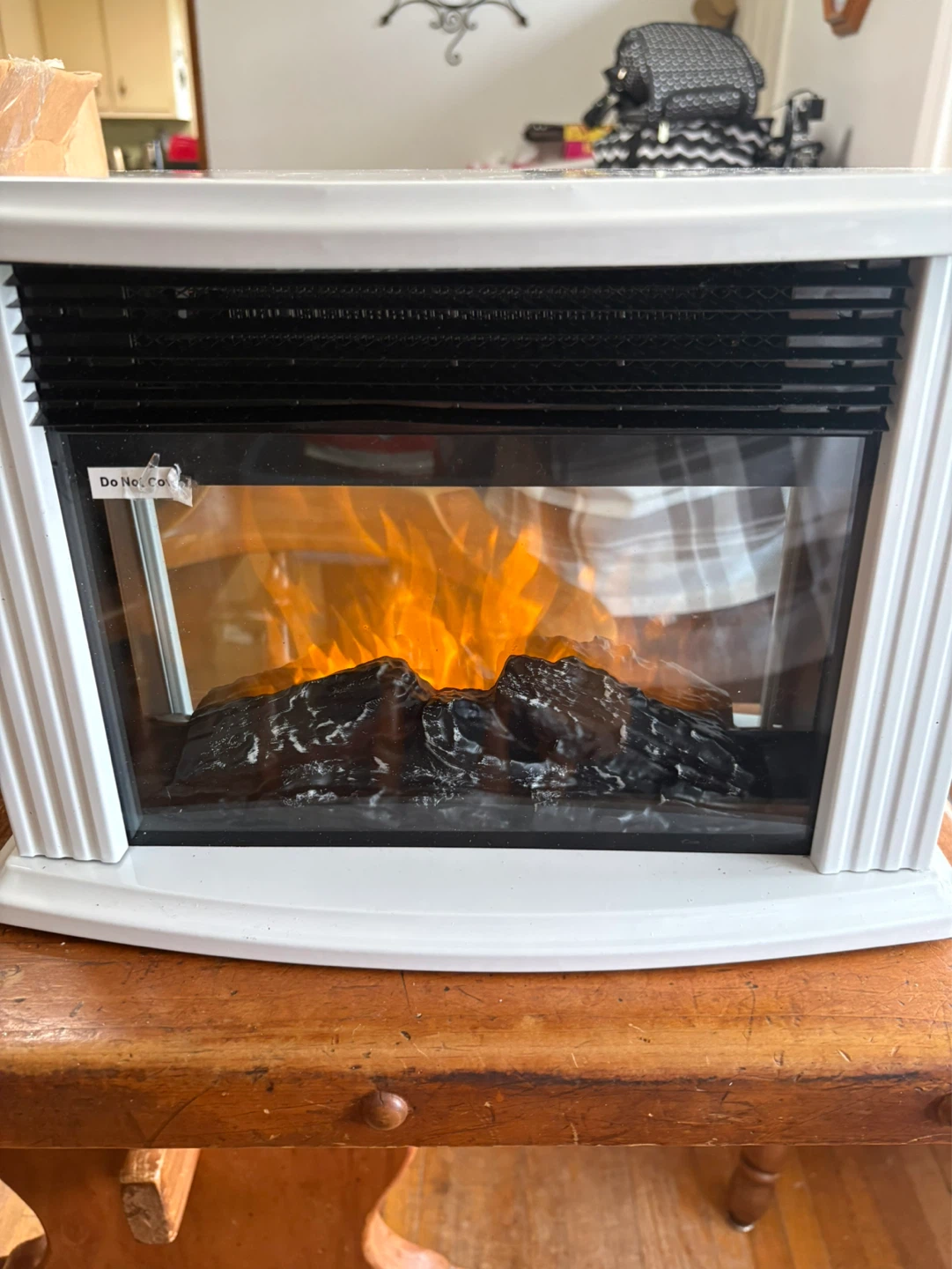 DONYER POWER 14" Mini Electric Fireplace Heater - photo 2
