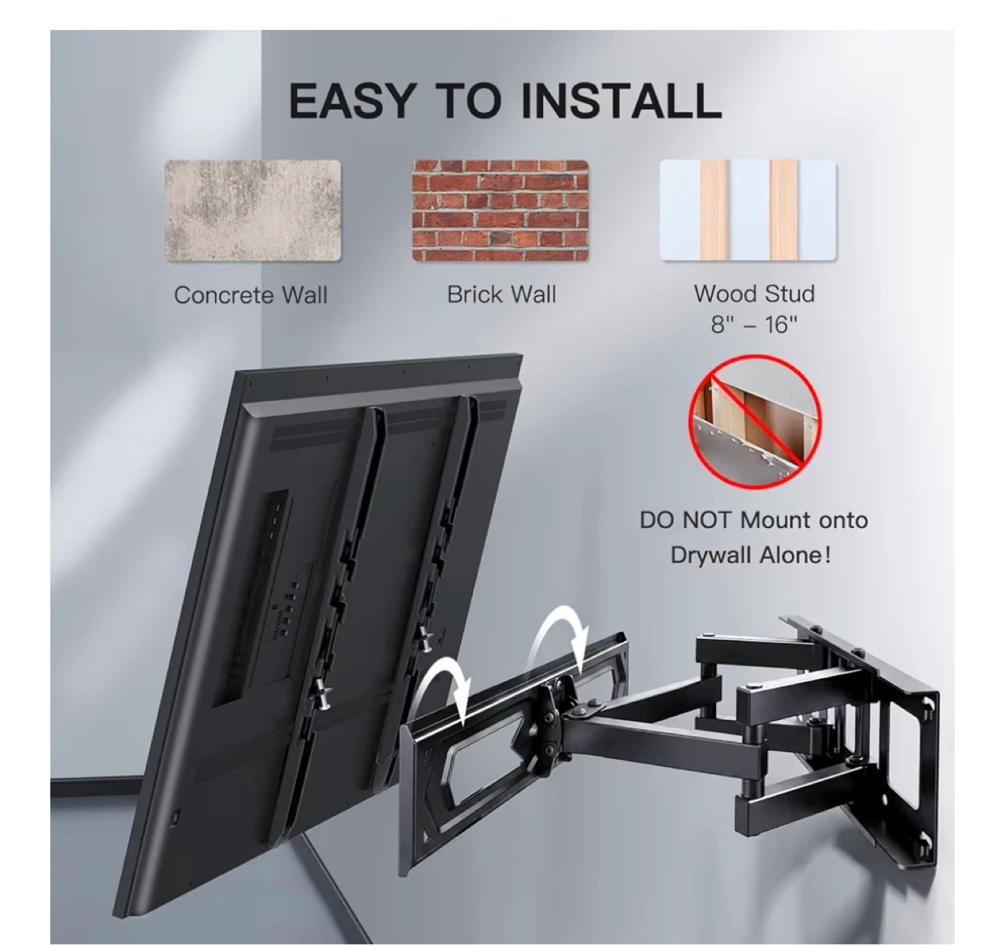 Swivel TV Wall Mount Bracket - photo 4