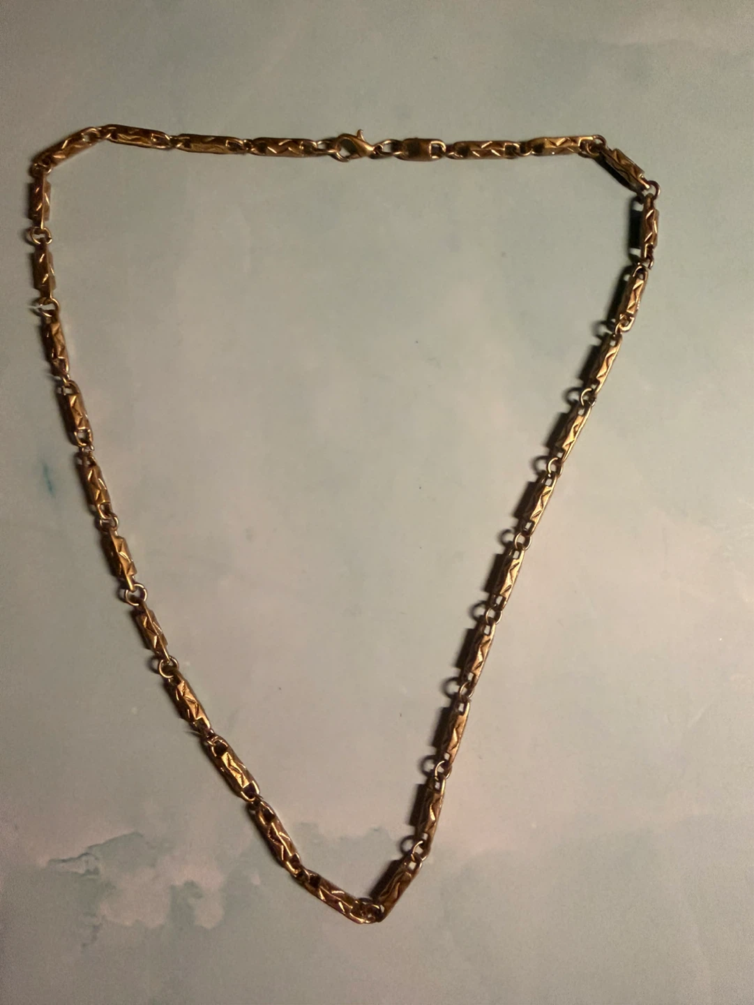 Gold Tone Chain Necklace