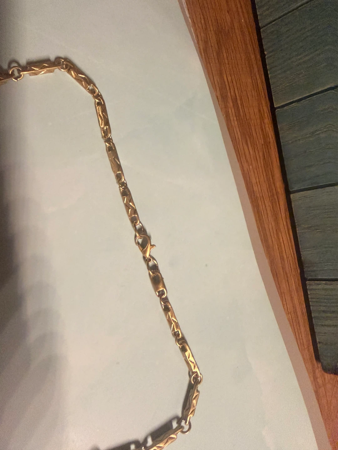 Gold Tone Chain Necklace - photo 2