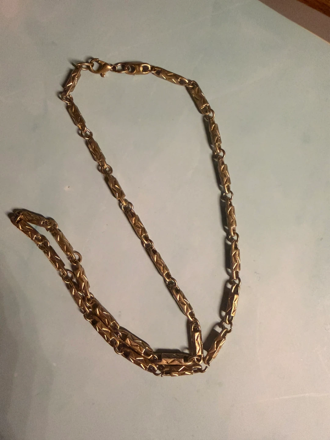 Gold Tone Chain Necklace - photo 4