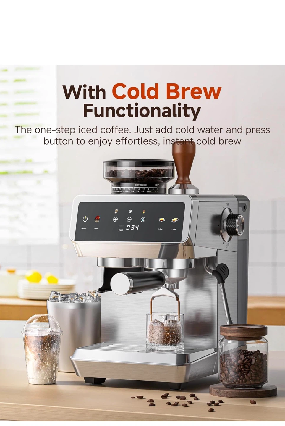 Espresso Machine with Grinder - photo 5