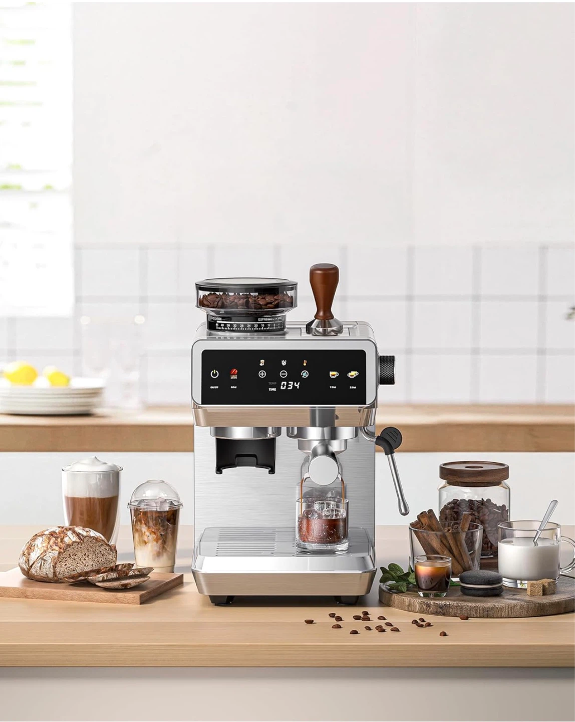 Espresso Machine with Grinder - photo 2