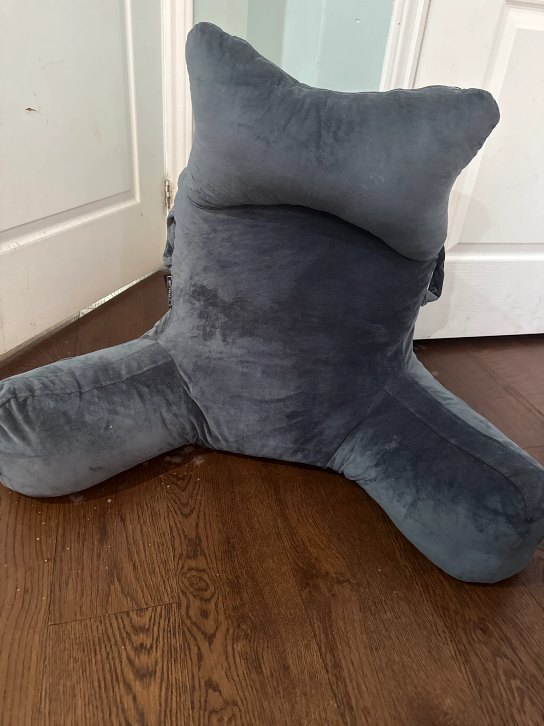 Grey Reading Pillow
