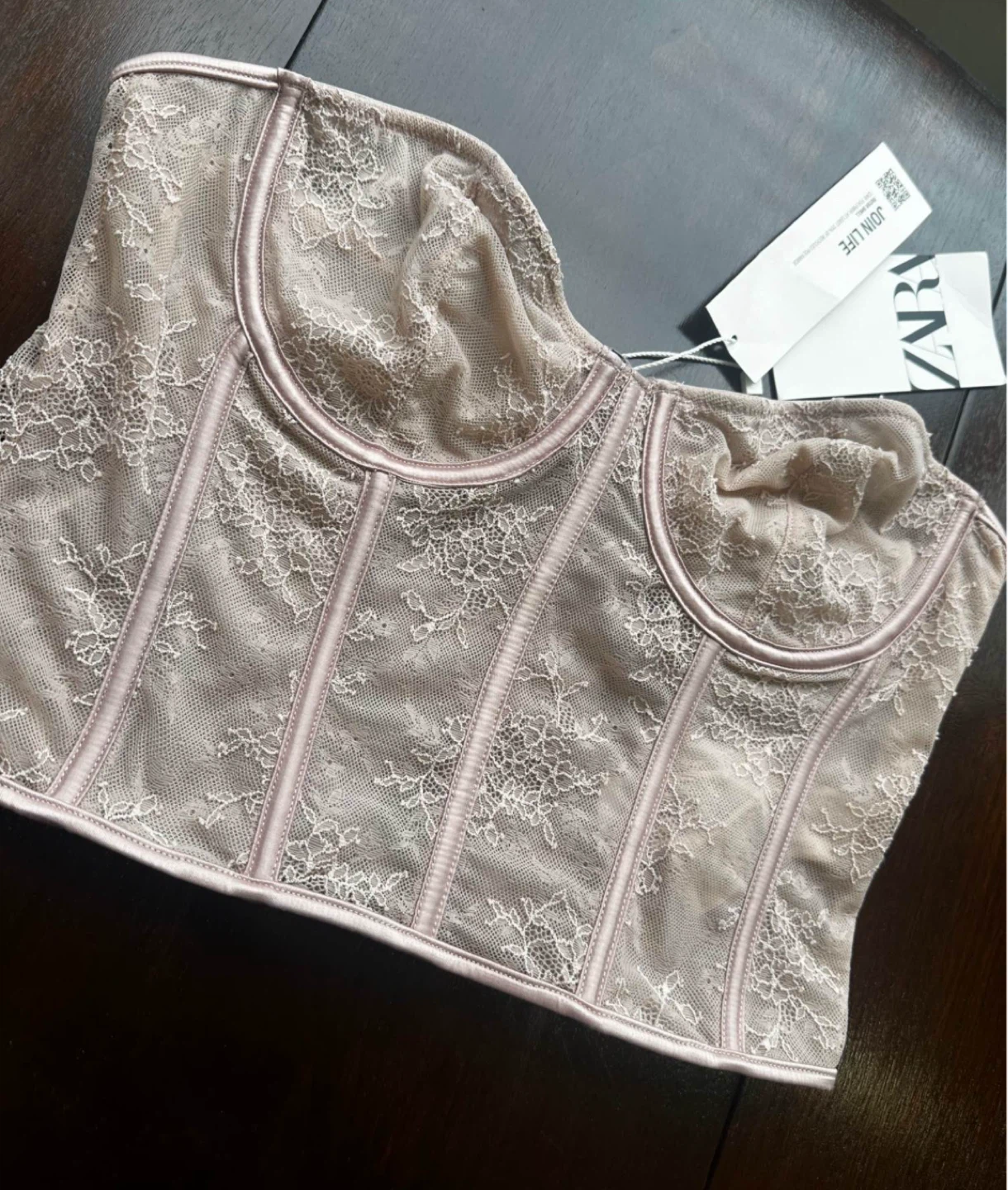 New Zara Lace Corset Top - photo 2