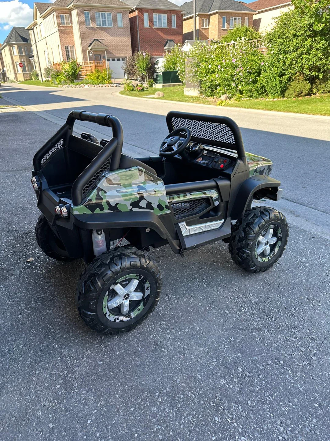 Kids Ride-On Car - Camo Edition