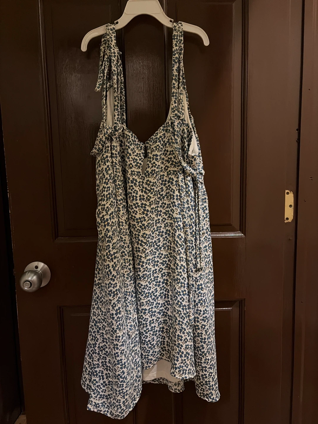 Zara Floral Print Dress Size L - photo 2