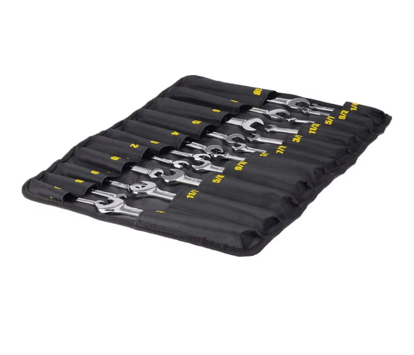 Metric and SAE Ratcheting Wrench Set with Roll-Up Pouch - photo 5