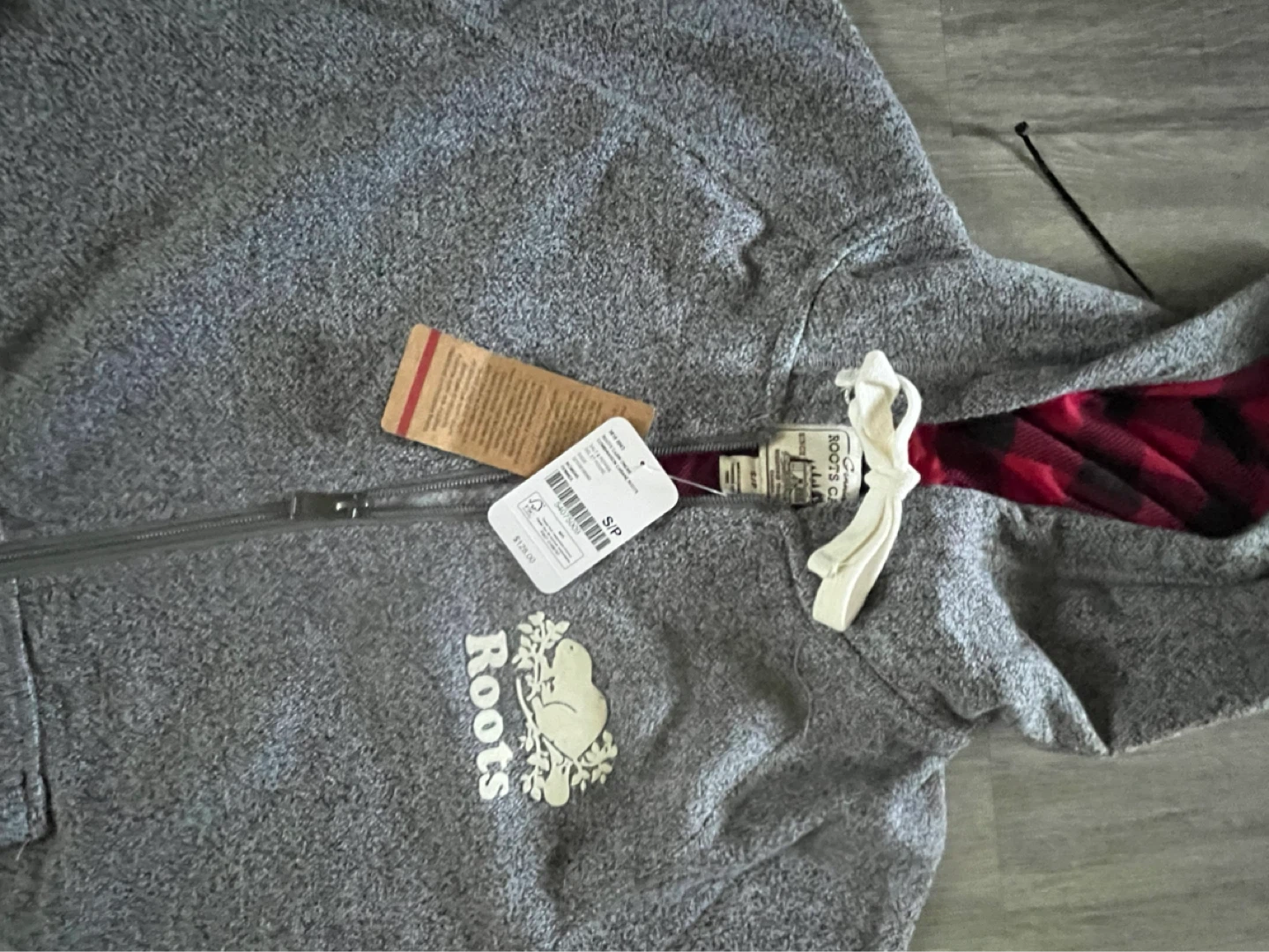 Roots Grey Fleece Onesie Jumpsuit M/M - photo 4