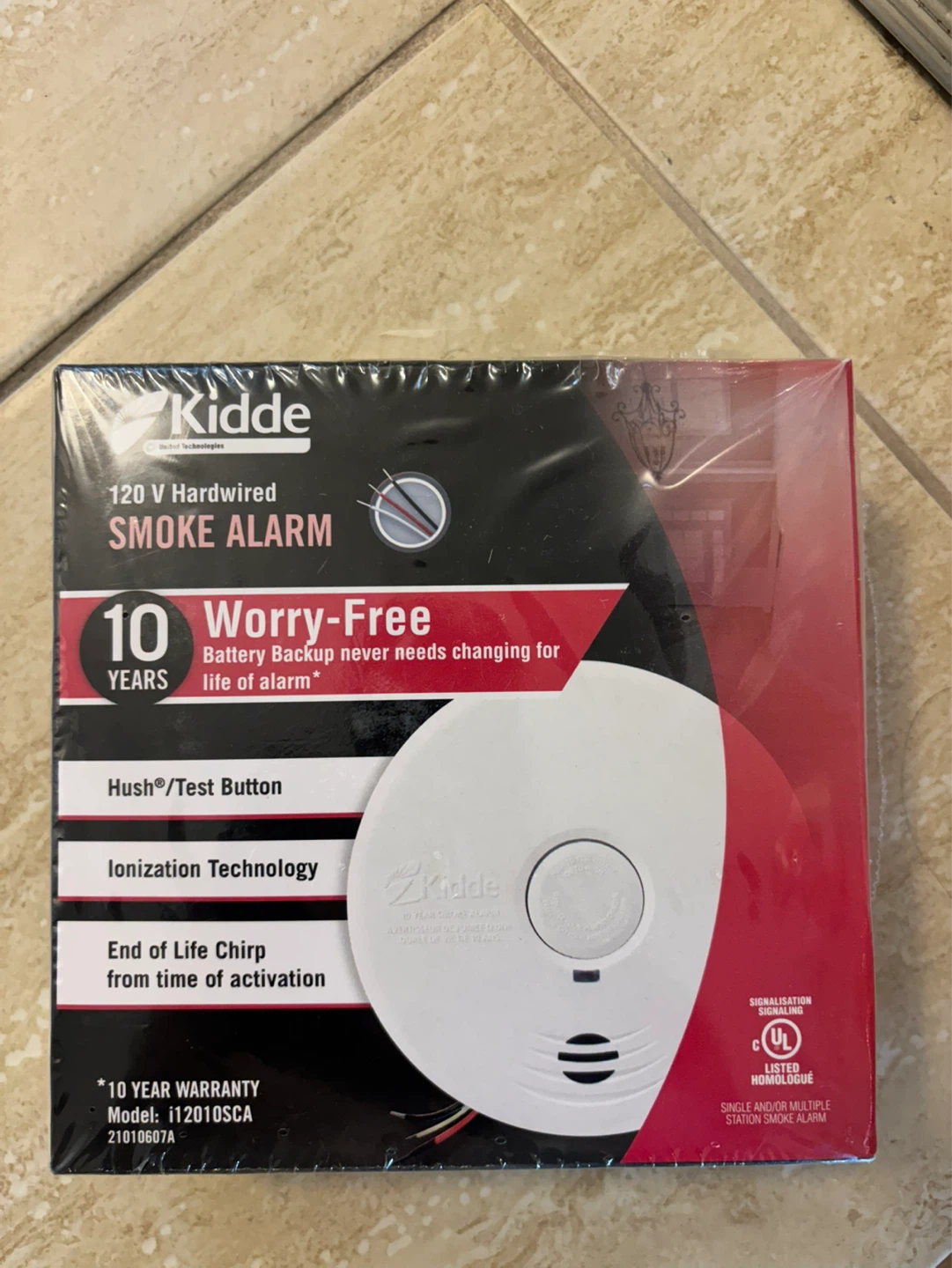 Kidde 120V Hardwired Smoke Alarm