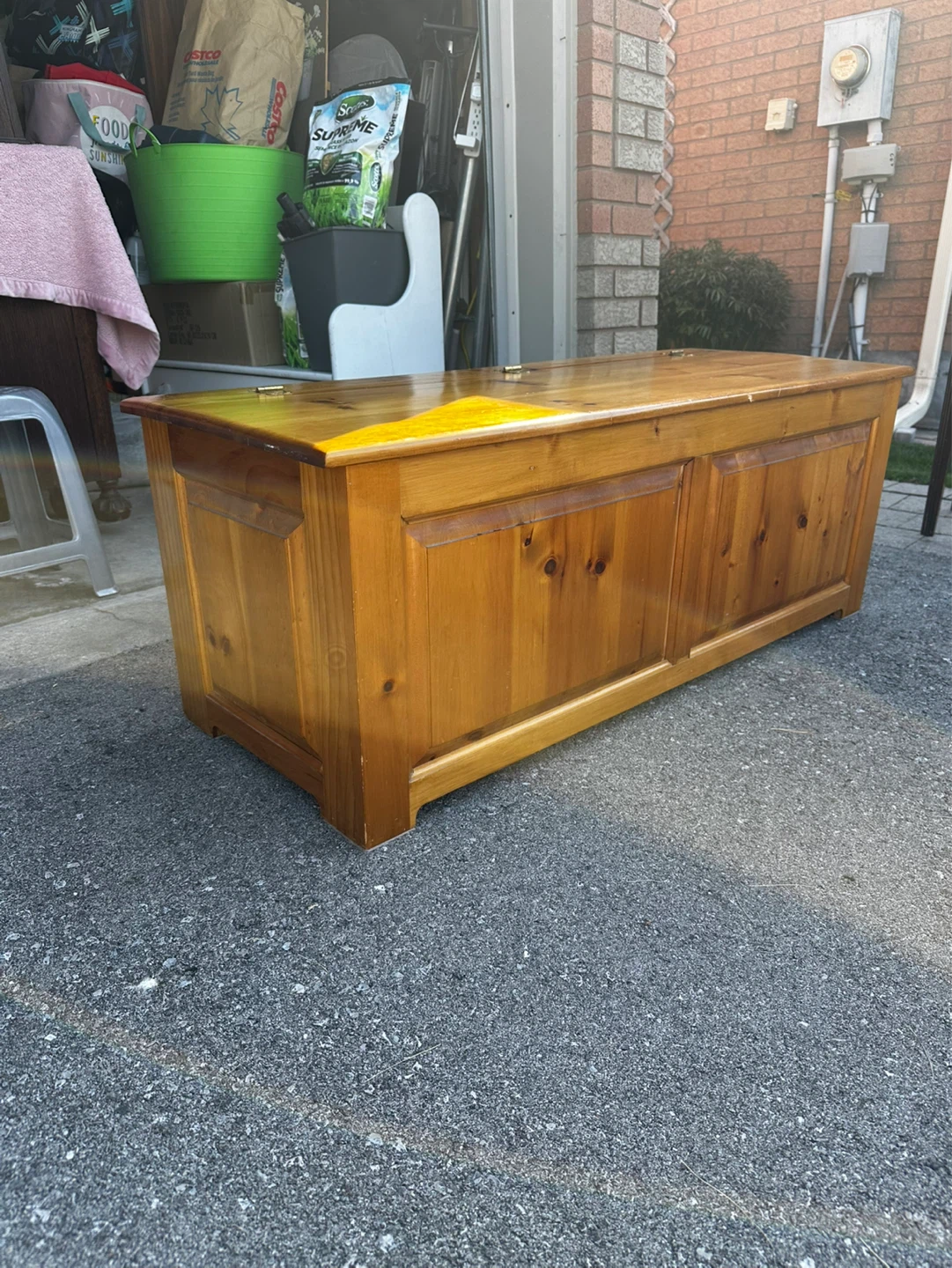 Wooden Storage Chest Trunk