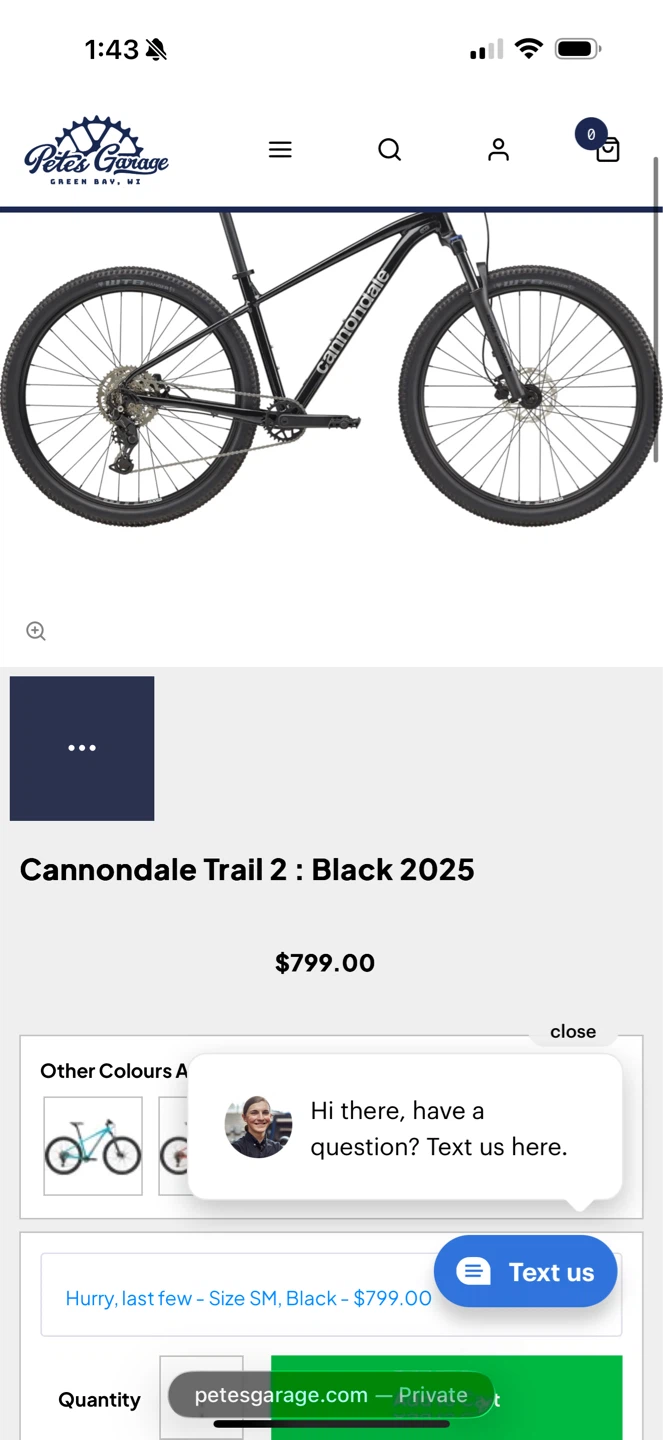 Cannondale Trail 2 Black Mountain Bike - photo 2