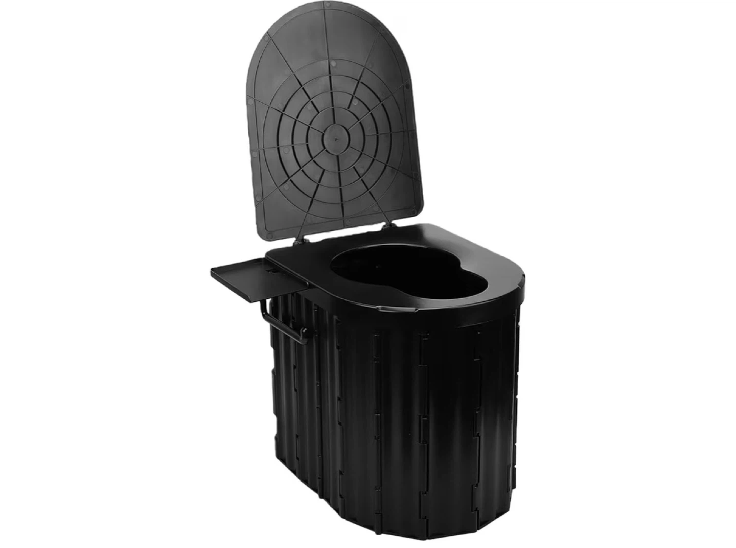 Black Portable Folding Toilet - photo 4