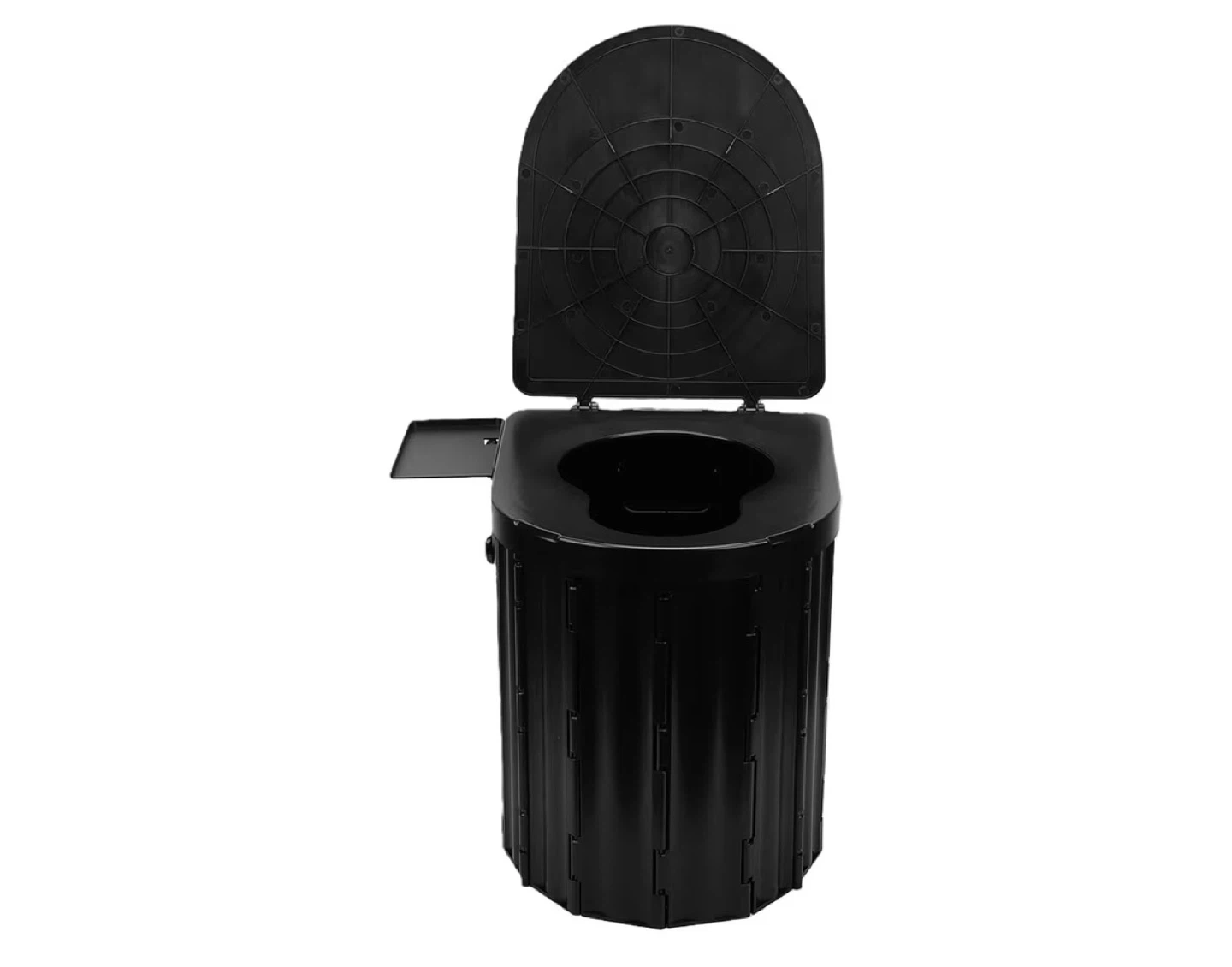Black Portable Folding Toilet - photo 5
