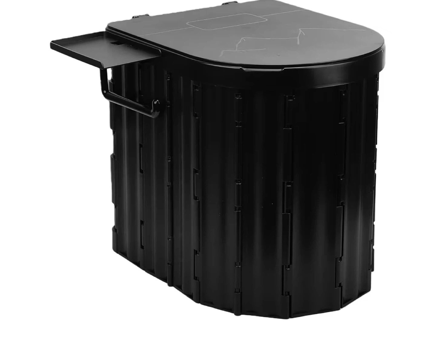 Black Portable Folding Toilet - photo 3