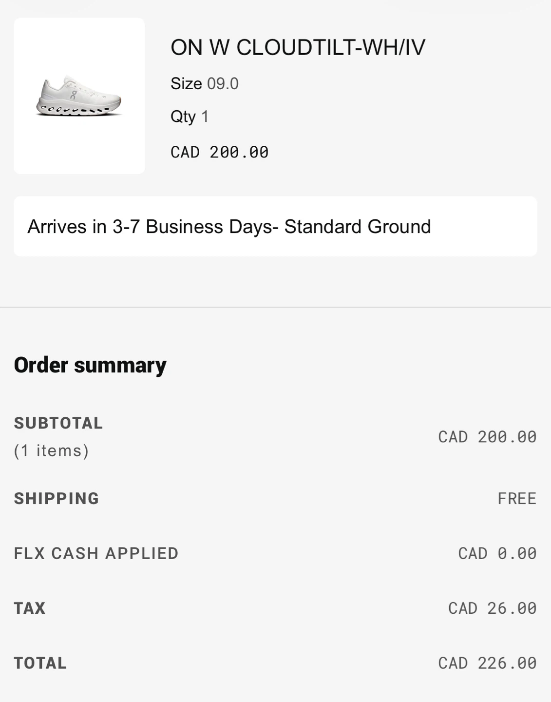 On Cloudtilt Sneakers — White | Size US W9 - photo 4