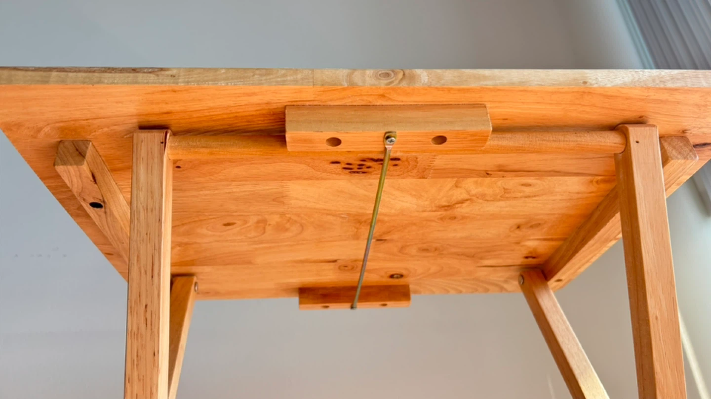 Wooden Folding TV Tray Table - photo 3