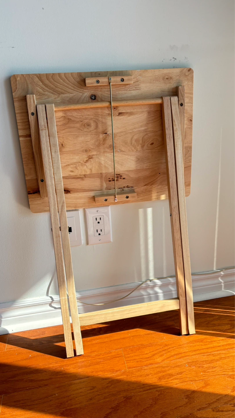 Wooden Folding TV Tray Table - photo 4