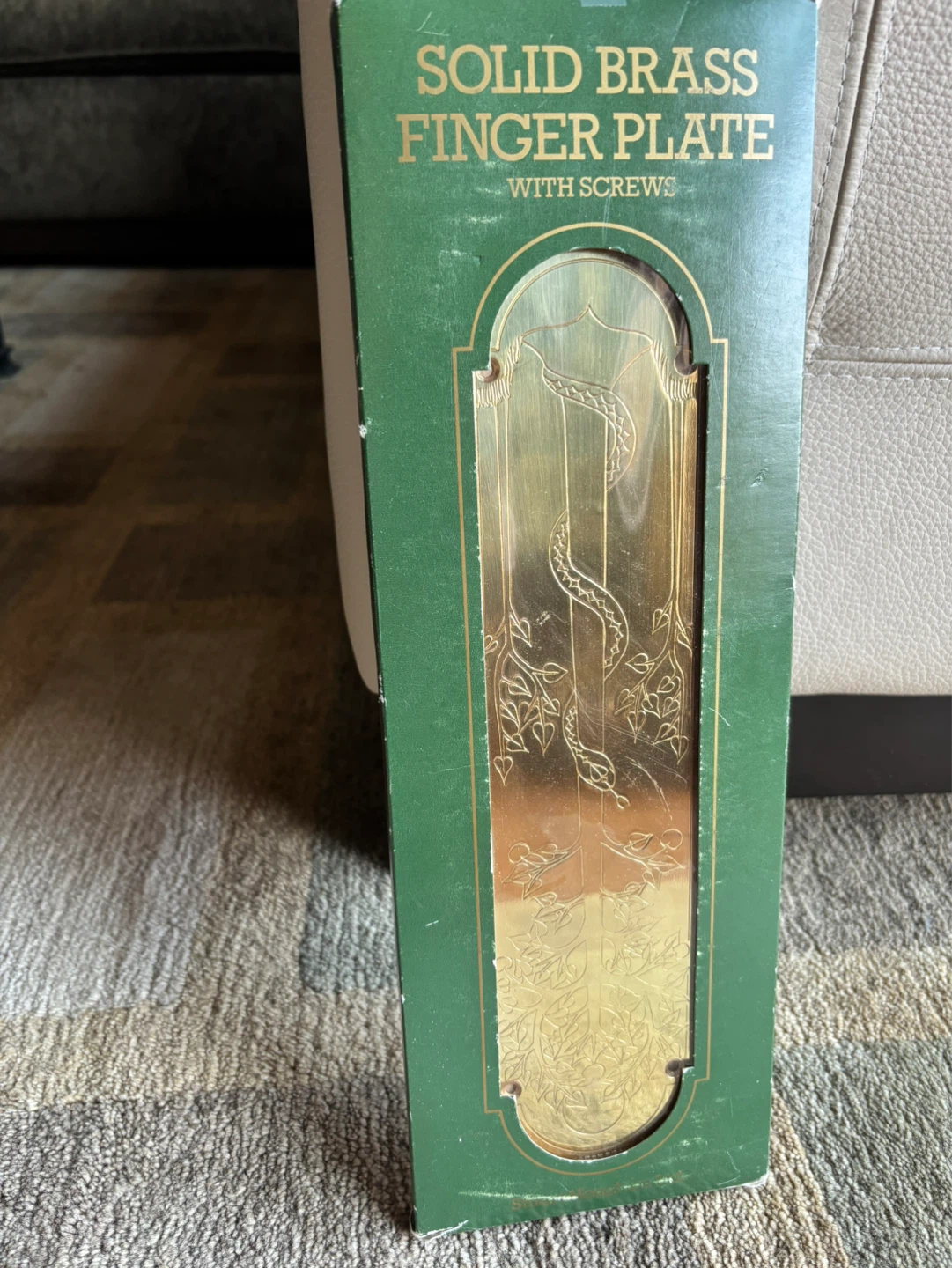 Stuart Houghton Solid Brass Finger Plate