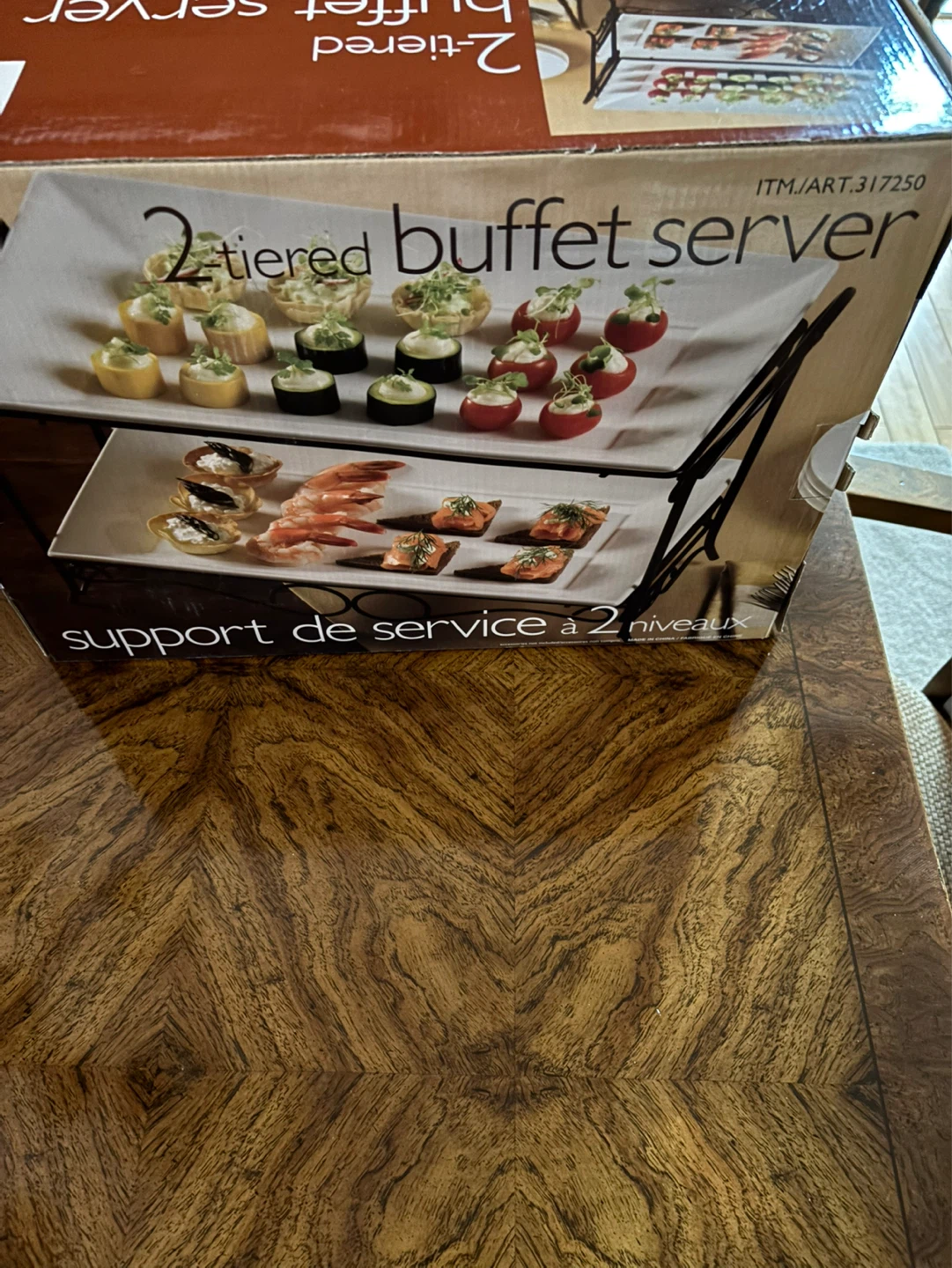 2-Tiered Buffet Server