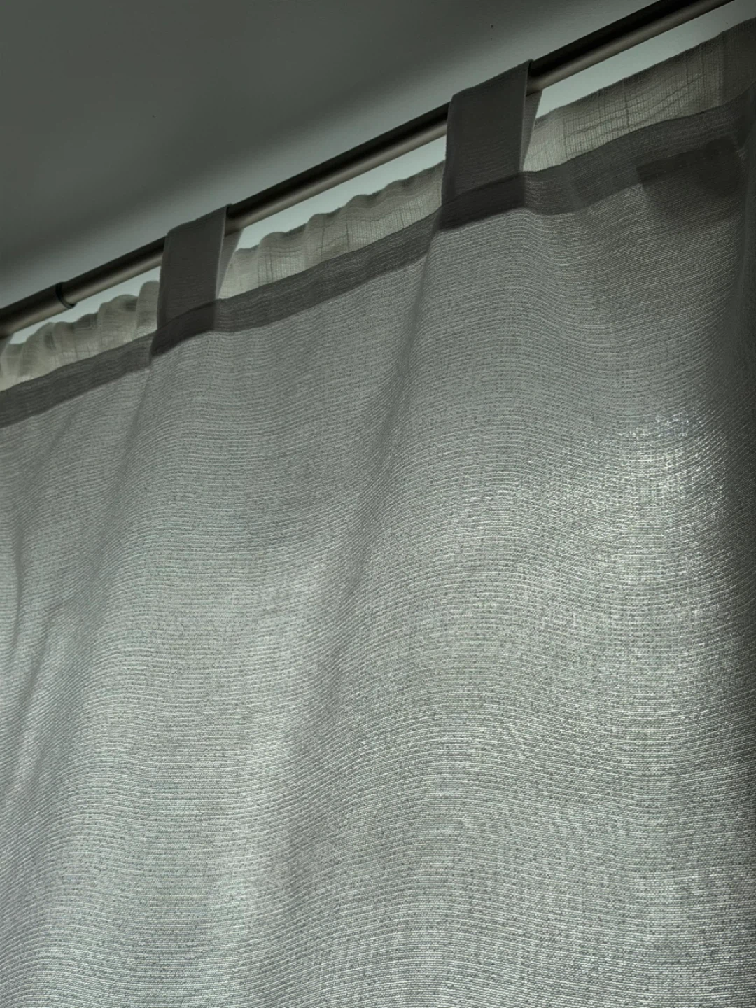 Walmart Sheer Tab Top Curtains - Light Grey - photo 2