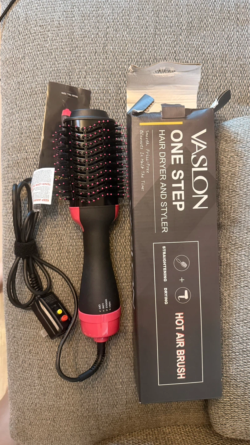 VASLON One Step Hair Dryer and Styler Hot Air Brush