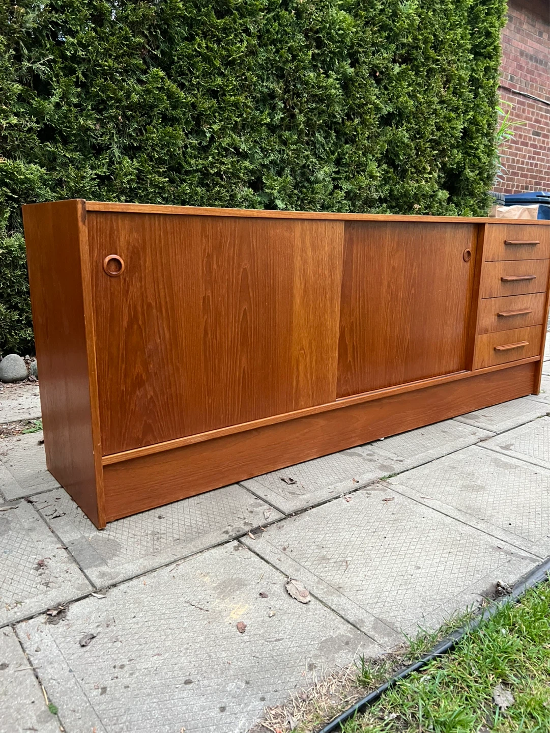 MCM Teak Credenza - photo 3