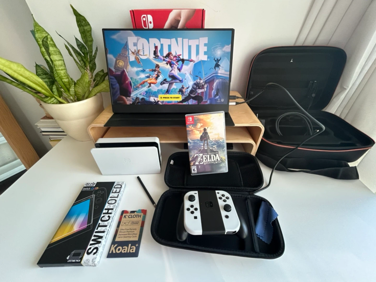 🎮 NEW Nintendo Switch OLED + 15.6” Display & Accessory Bundle 🎮