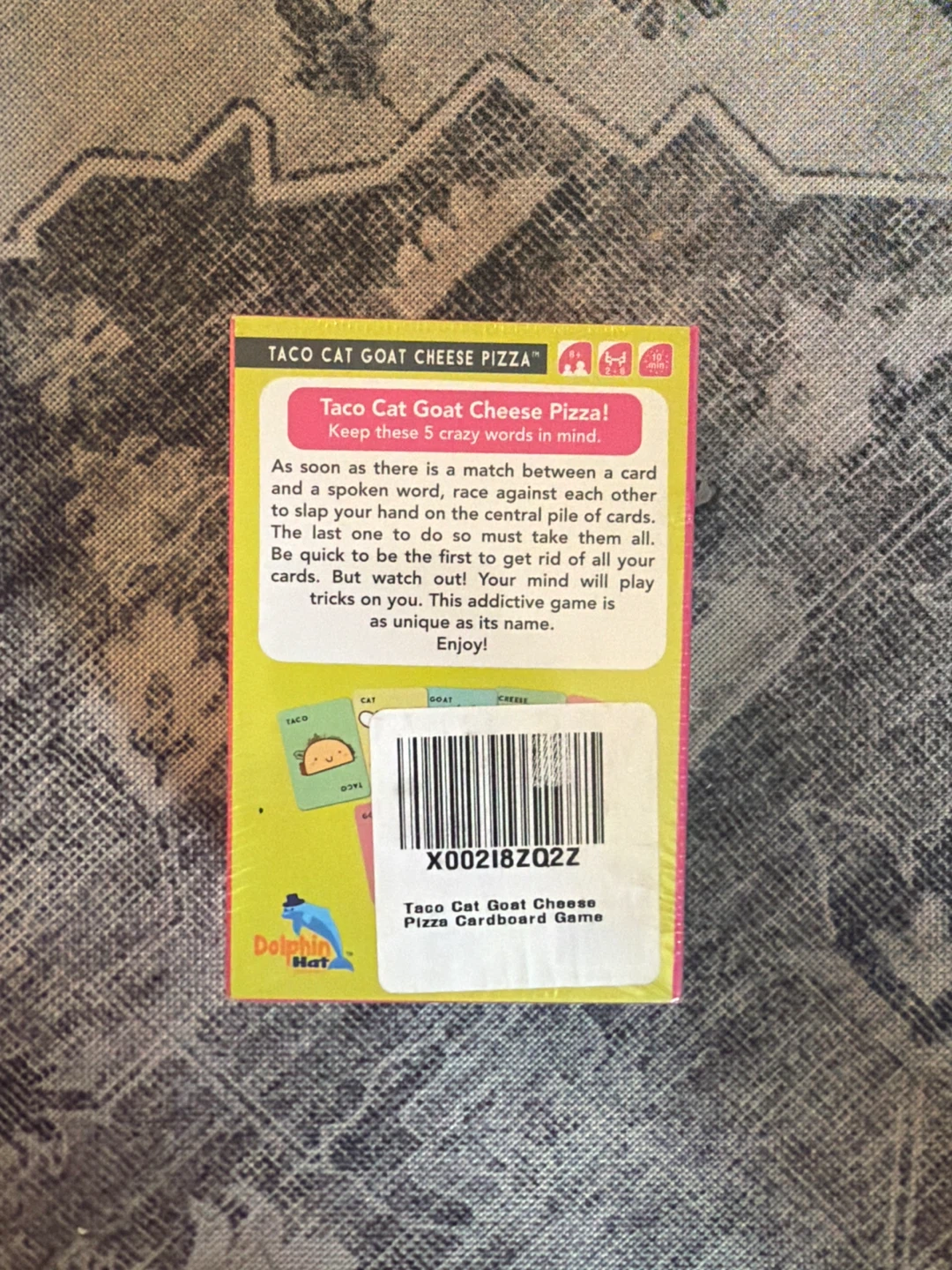 BNIB: Taco Cat Goat Cheese Pizza Card Game - photo 2