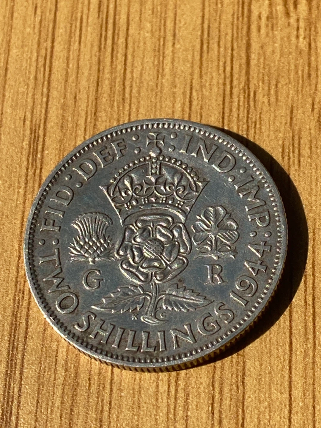 1947 Two Shillings Coin