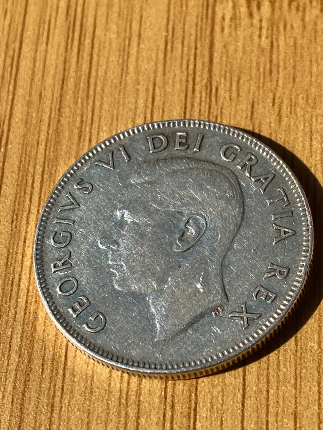 1951 silver Canada 50 Cents Coin - photo 2