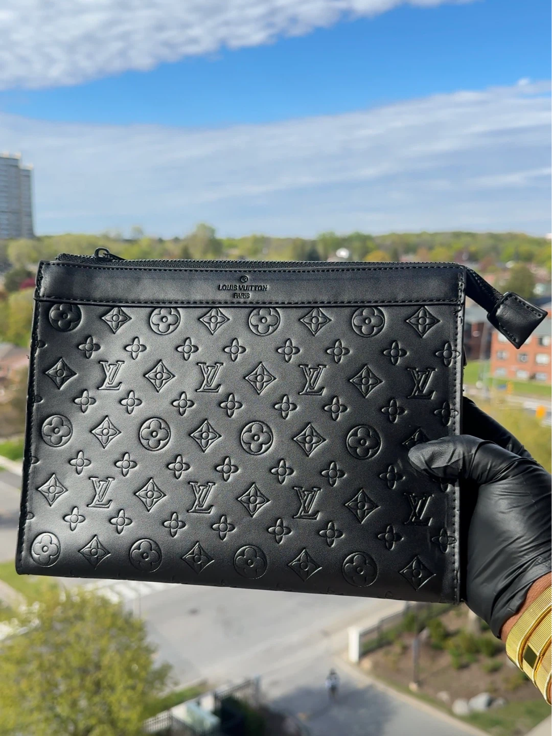 Quality Black Monogram Purse