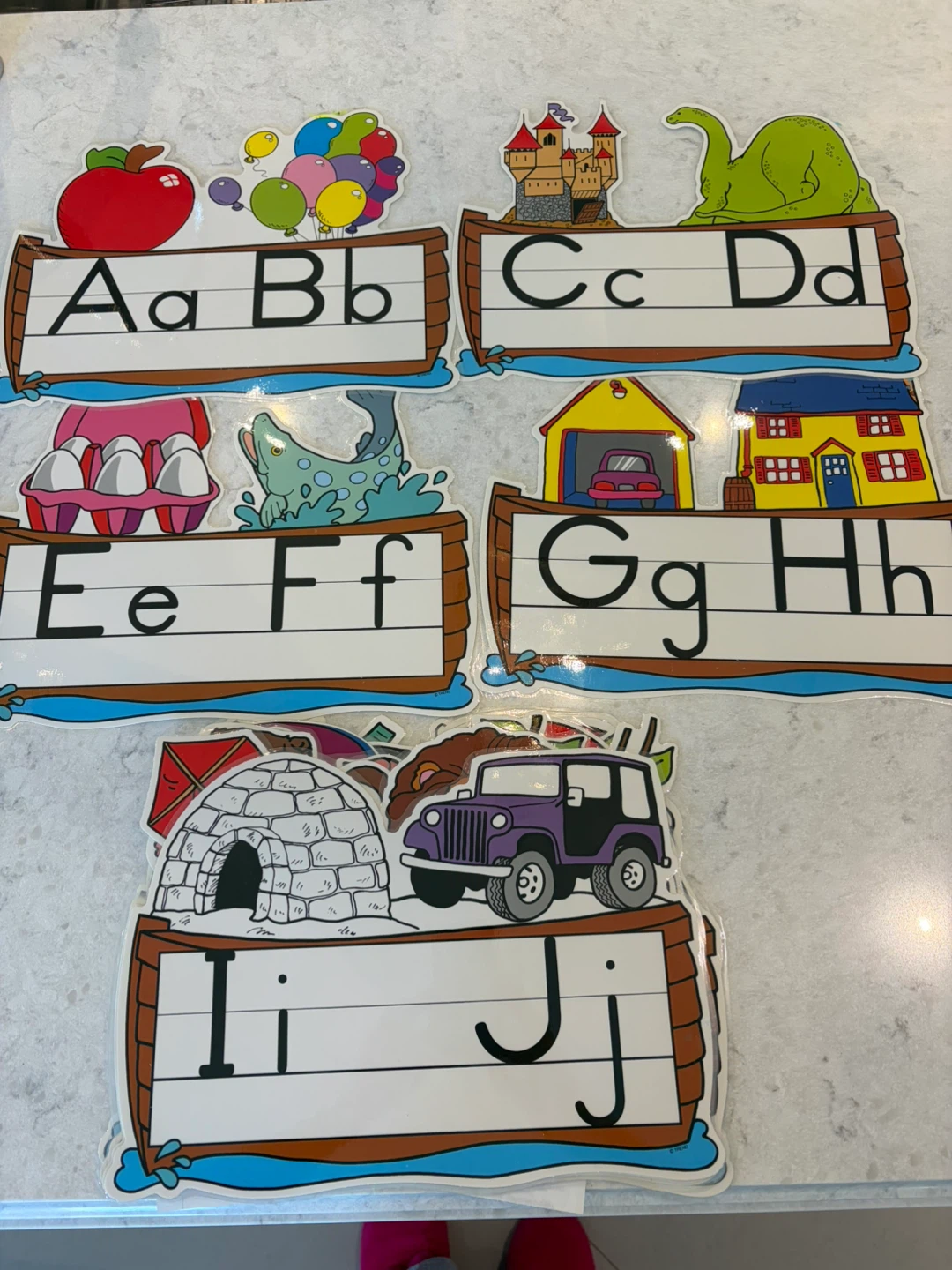Preschool Learning Cutouts - Alphabet, Numbers, Shapes & More