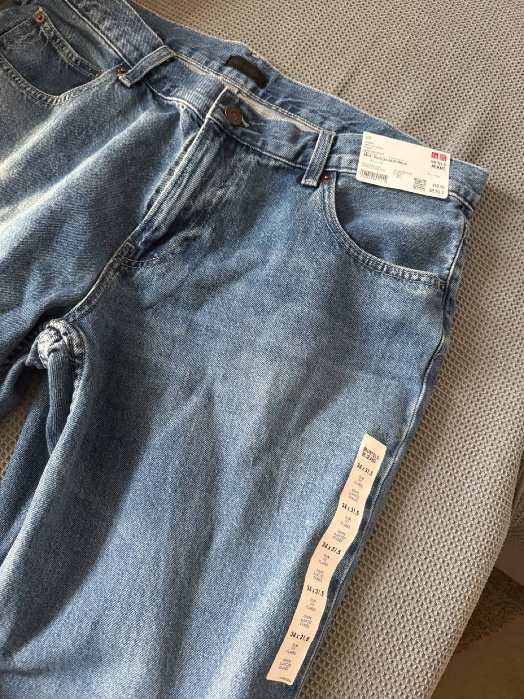Uniqlo bootcut jeans , 34 inch - photo 5