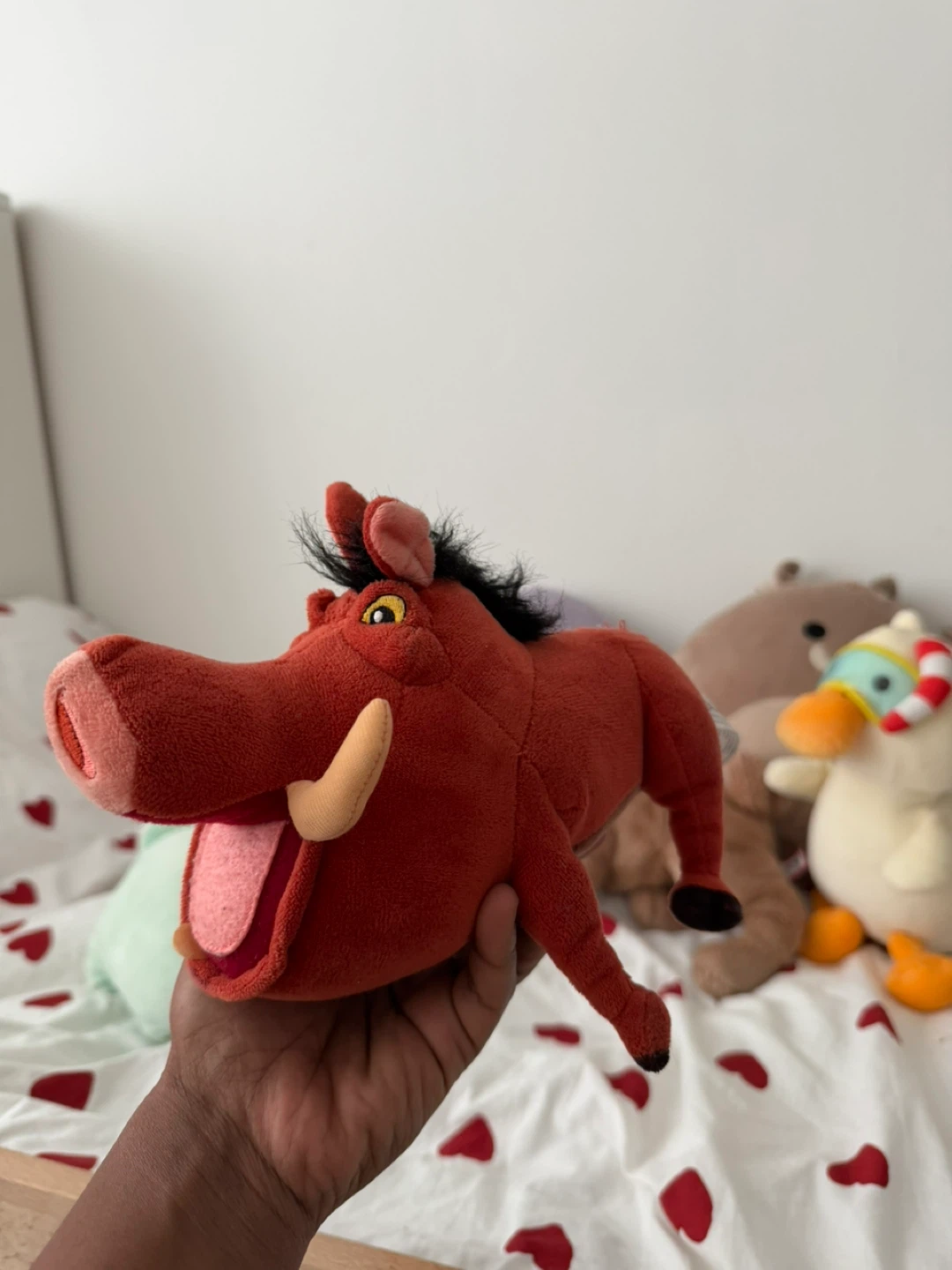 Plush toys (duck, pig, green creature) - photo 3