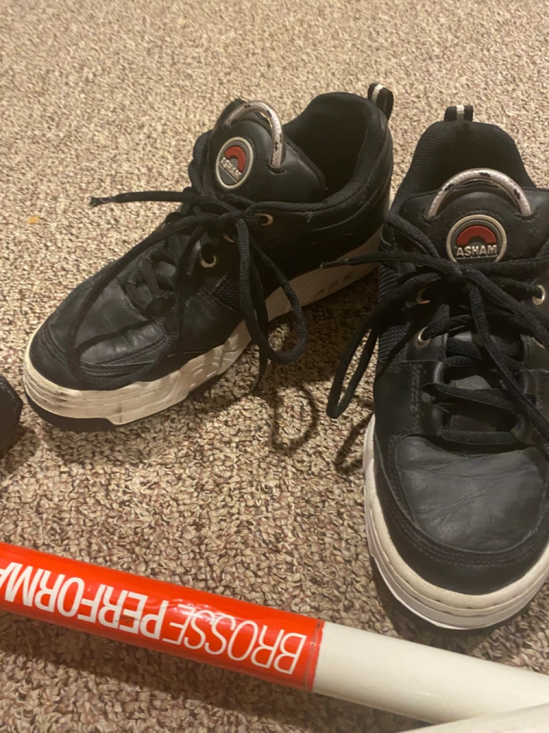 Asham Curling Shoes and Sweeps - photo 4