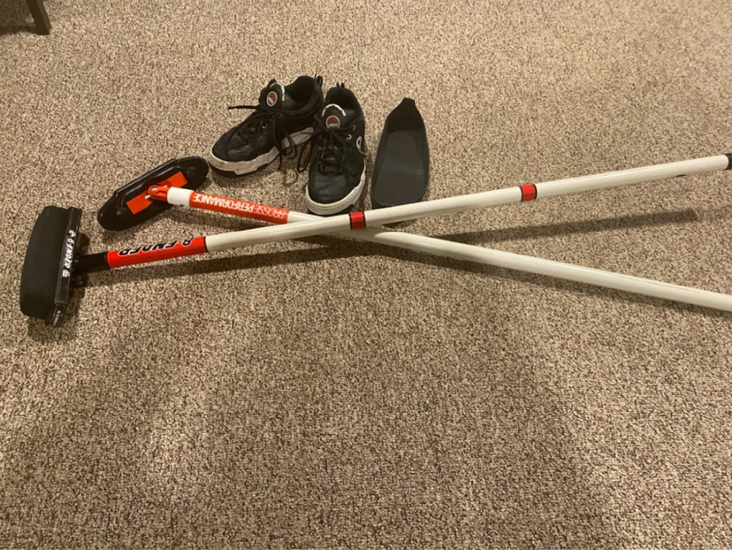 Asham Curling Shoes and Sweeps - photo 3