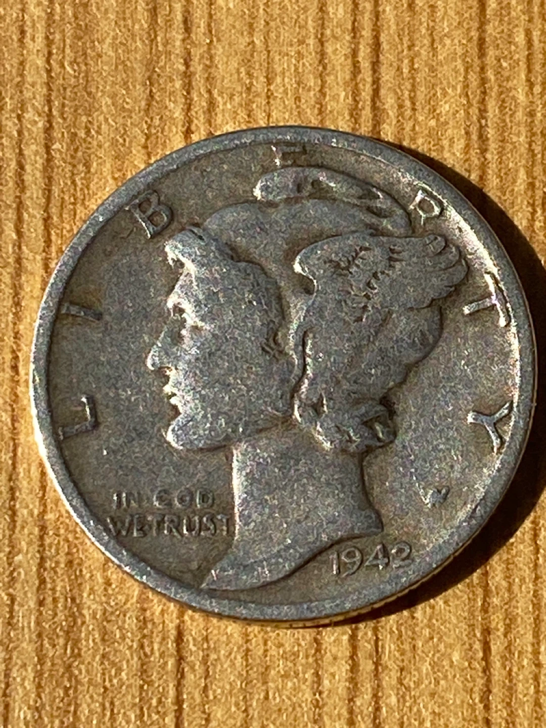 1942 Mercury Dime