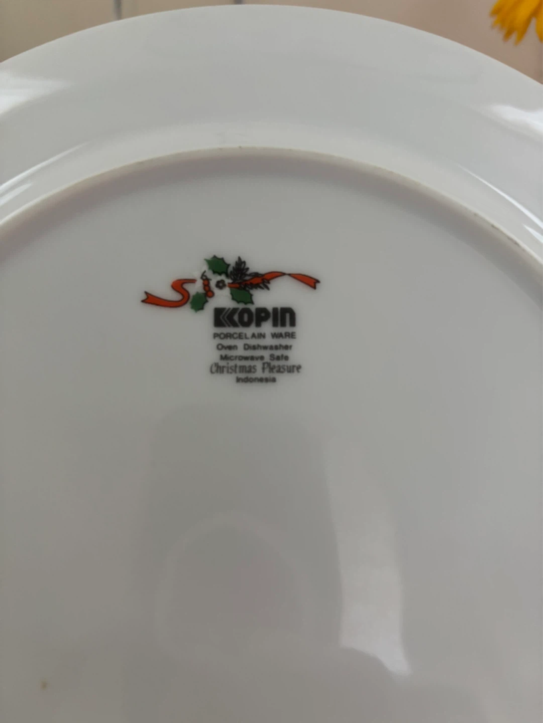 Kopín Porcelain Christmas Plate - photo 2