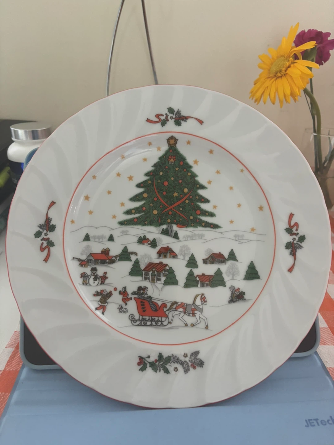 Kopín Porcelain Christmas Plate