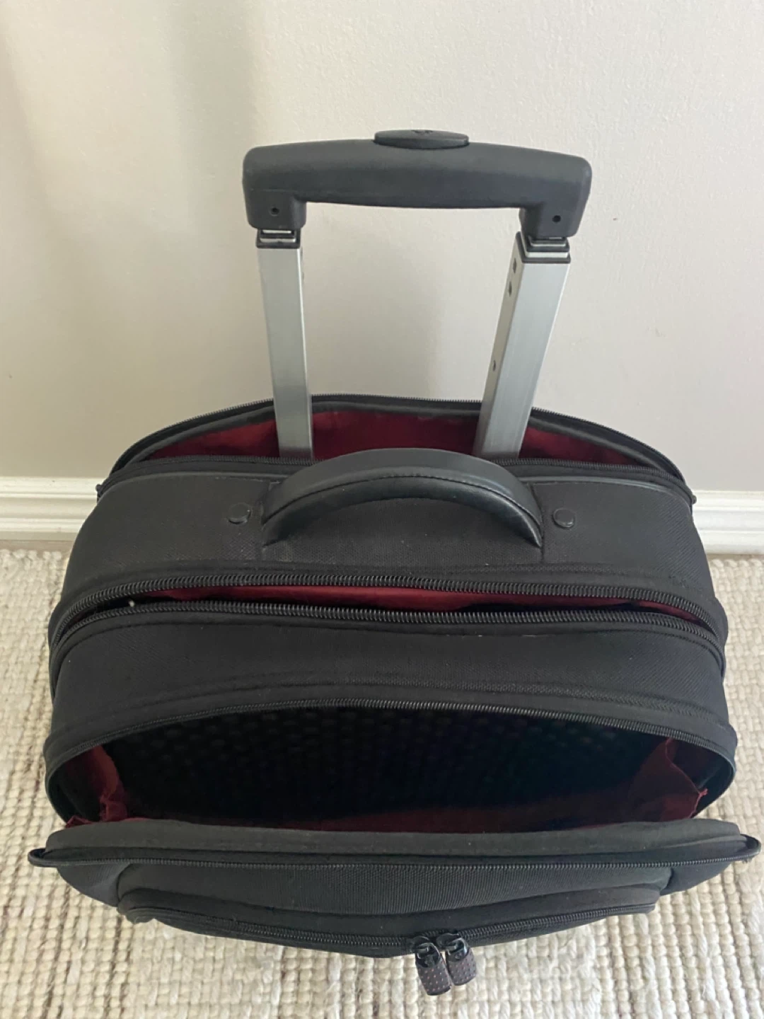 Black Rolling Carry-On Luggage - photo 2