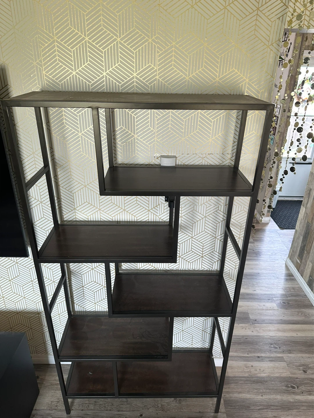 Modern Metal and Wood Bookshelf - photo 3