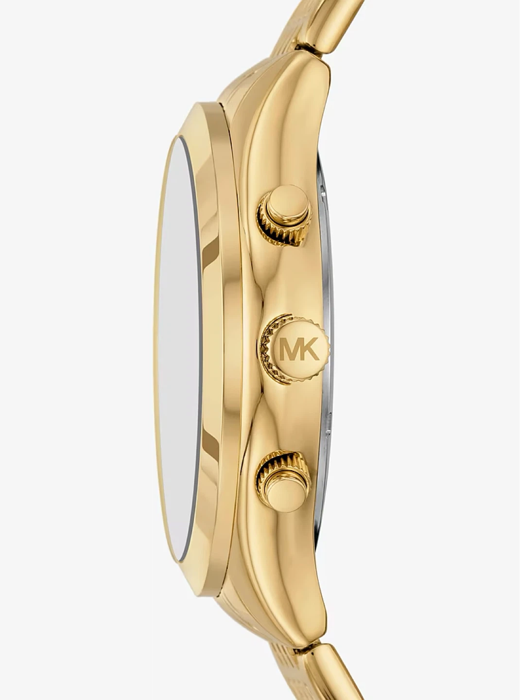 Oversized women’s Michael Kors Gold Tone Chronograph Watch - photo 2