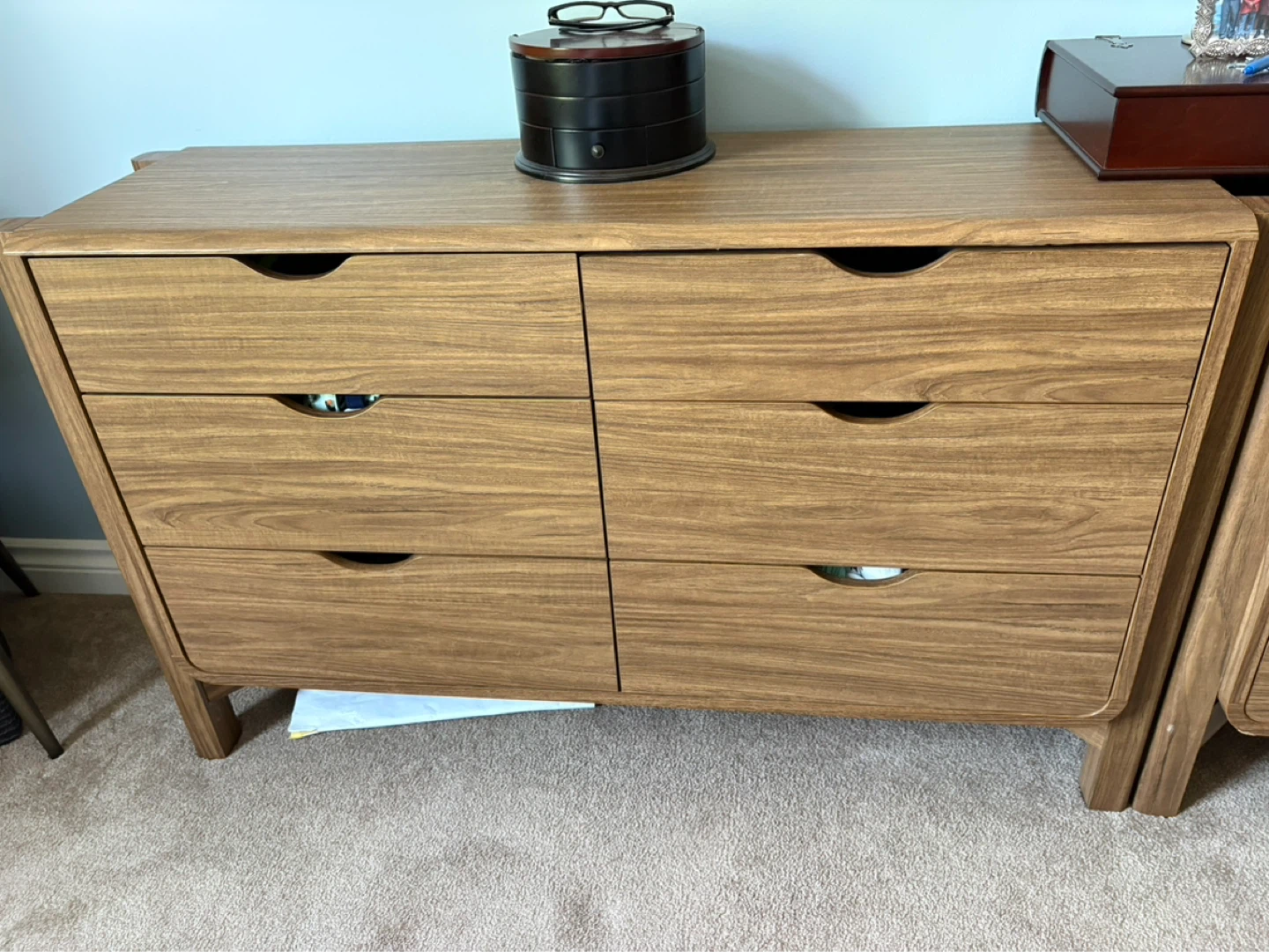 Mid-Century Modern 6-Drawer Dresser