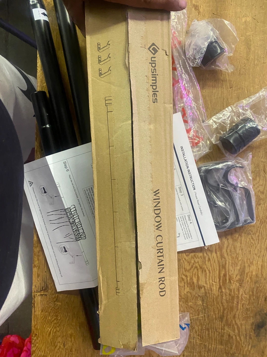 Free delivery New Upsimples Window Curtain Rod - photo 2